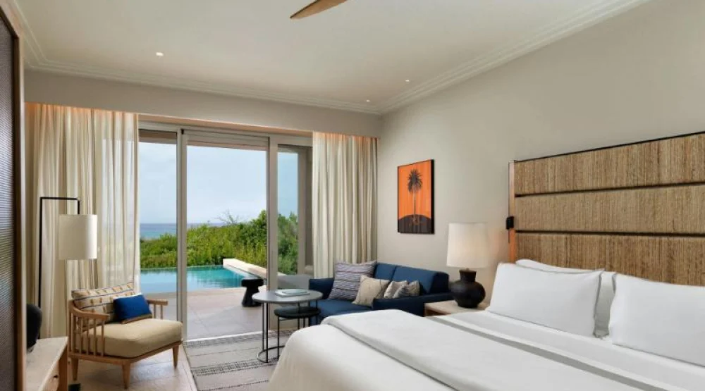 Premium Infinity, Guest Room, One King, Sea View, Private Pool at The Westin Resort Costa Navarino
