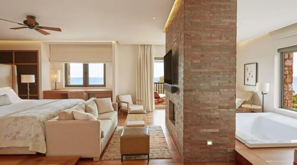 Methoni, Three Bedroom Villa, Bedroom 1: One King, Bedroom 2: One King, Bedroom 3: Two Twin, Sea View at The Westin Resort Costa Navarino