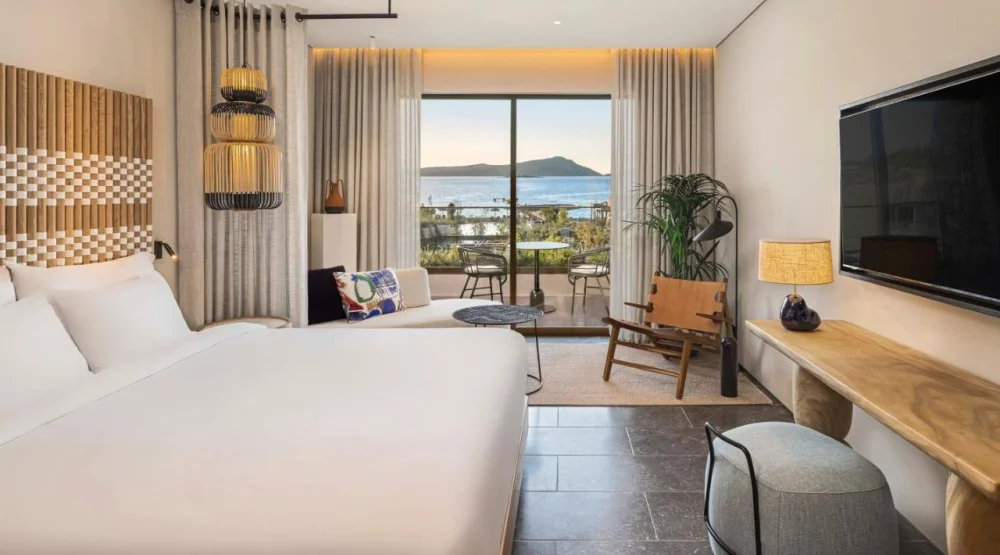 Superior Panorama, Guest Room, Sea View, Balcony at W Costa Navarino