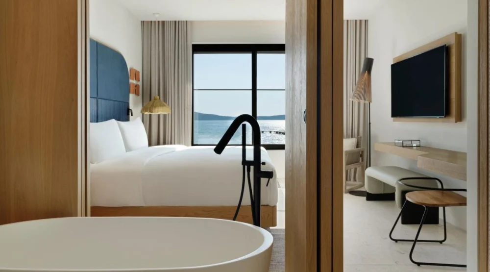 W Bayfront Infinity, Two Bedroom Suite, Sea View, High Floor at W Costa Navarino