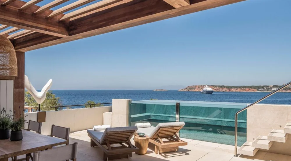 Pool King Suite with Nafsika Sea View Terrace at Four Seasons Astir Palace Hotel Athens
