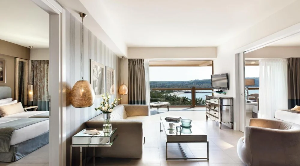 Two Bedroom Family Suite Sea View at Sani Beach