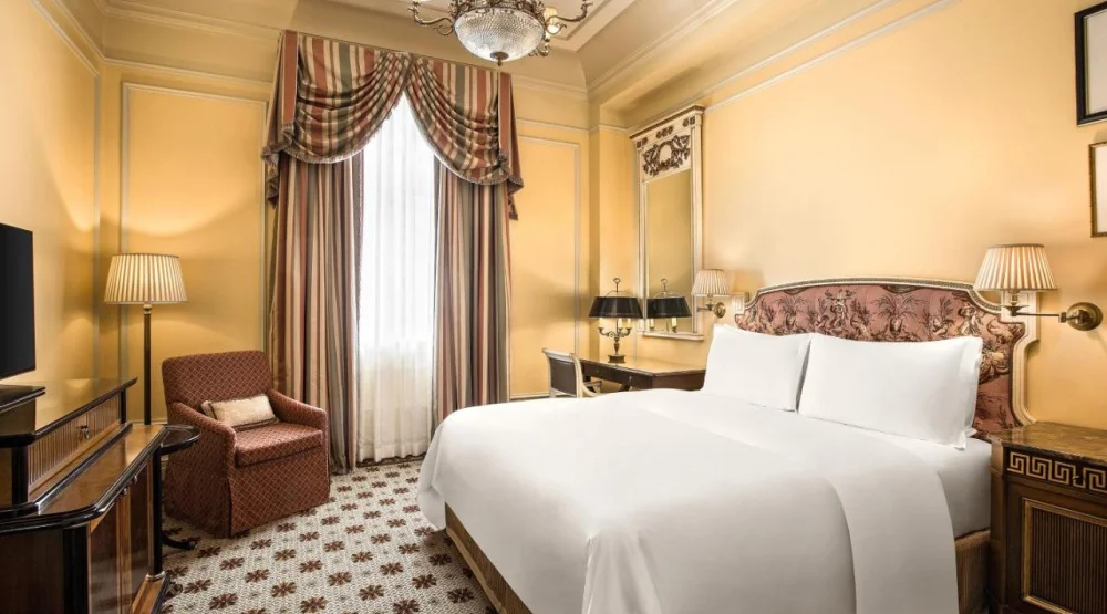 Classic, Guest Room, One King, Courtyard View at Hotel Grande Bretagne, a Luxury Collection Hotel