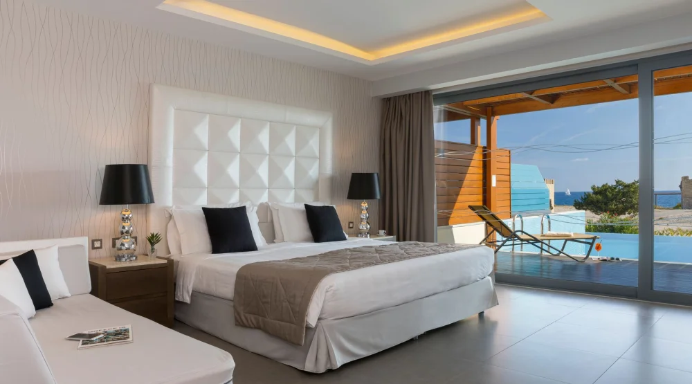 Superior Junior Suite with Private Pool & Sea View at Boutique 5 Hotel & Spa