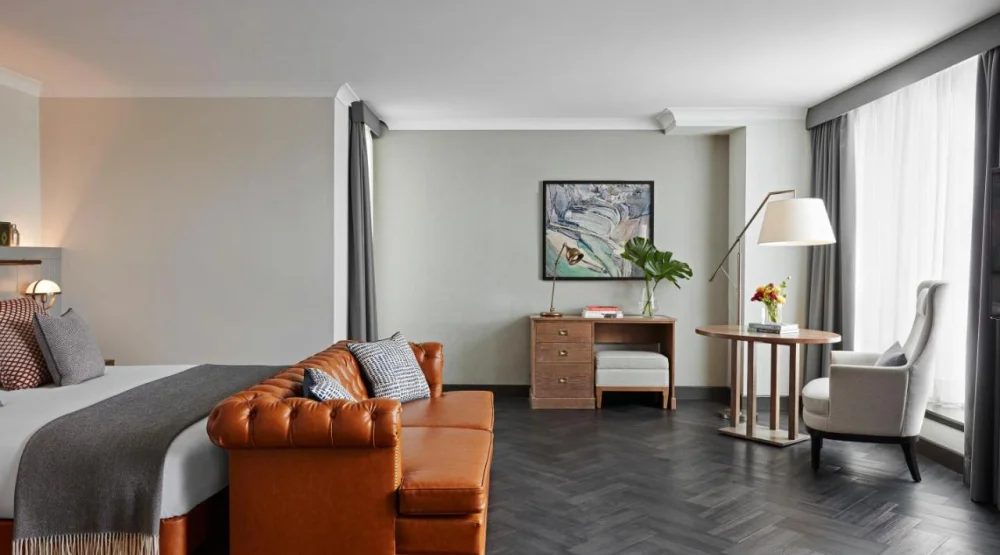 Premium King Room with Sofa Bed at Kimpton Charlotte Square Hotel