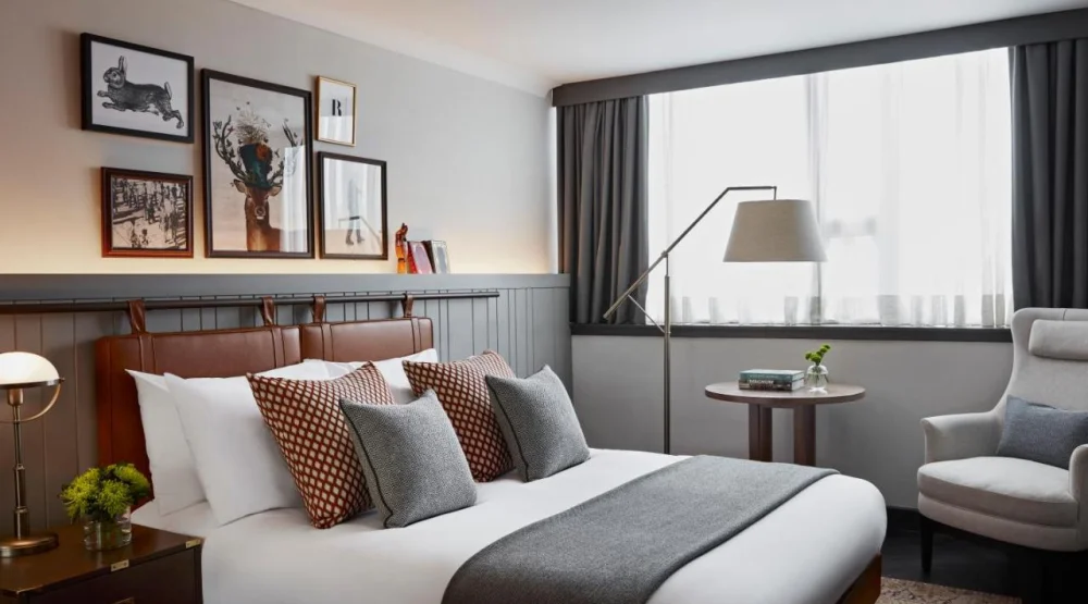 Sleeping Room at Kimpton Charlotte Square Hotel