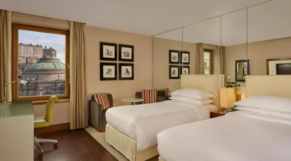 Castle Club Room at Sheraton Grand Hotel & Spa Edinburgh