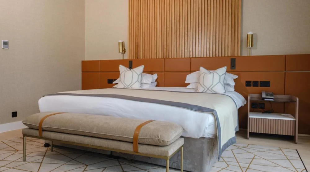 Suite with River View at The Lowry Hotel