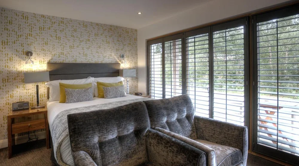 Woodland Lodge Double Room at Fonab Castle Hotel