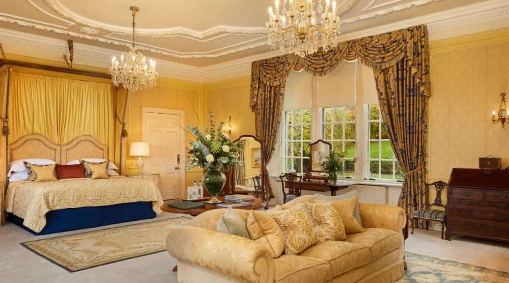 Master Suite with Sea View at Glenapp Castle