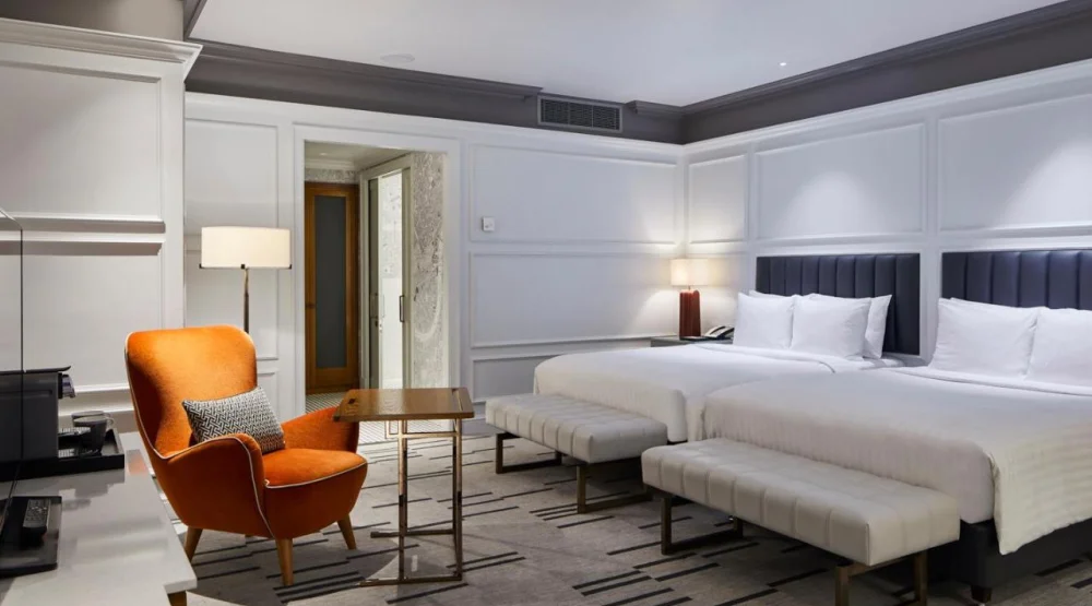 Deluxe Double Room with Two Double Beds at London Marriott Hotel County Hall