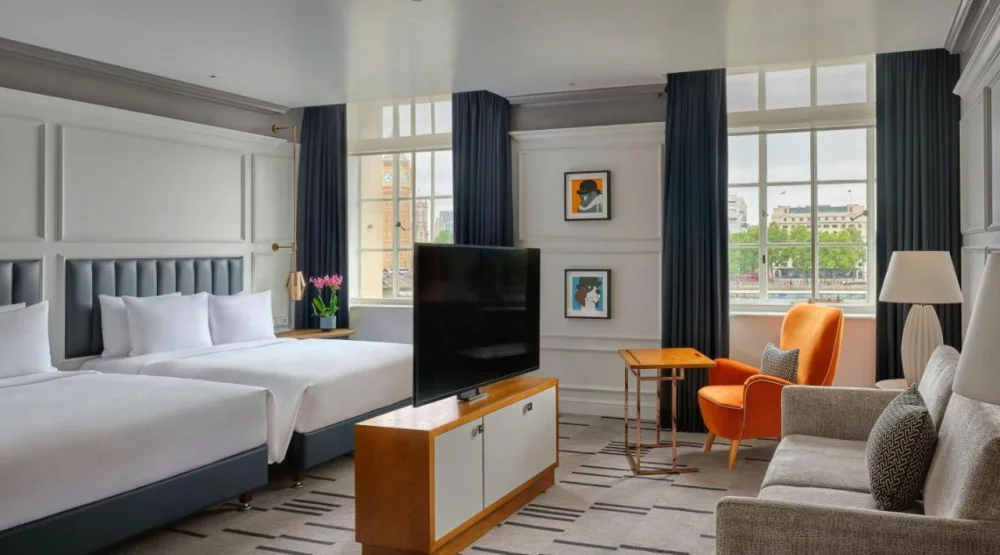 Executive, Guest Room, Two Double, Sofa Bed at London Marriott Hotel County Hall