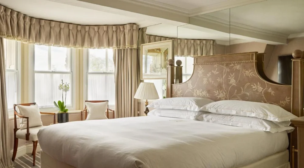 King Room with Garden View at The Milestone Hotel & Residences