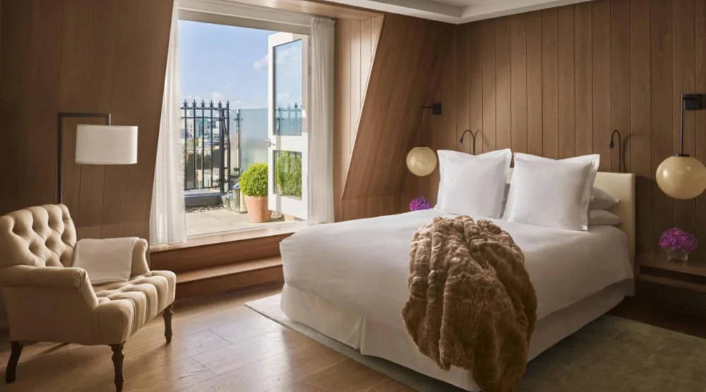 Premier Queen Room with Terrace at The London EDITION