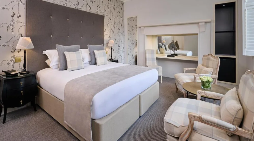 Luxury King Double Room with Garden View at The Roseate Villa Bath