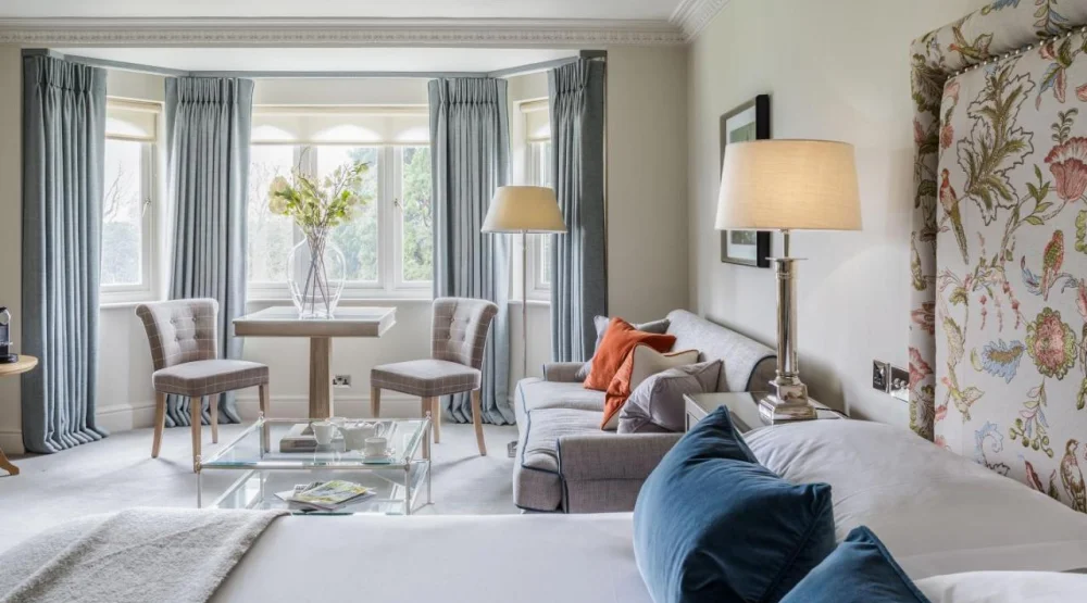 Premier Double Room at The Bath Priory, Relais & Chateaux Hotel