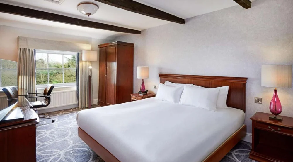 Deluxe Double Hilton Guest Room at Hilton Puckrup Hall Hotel & Golf Club