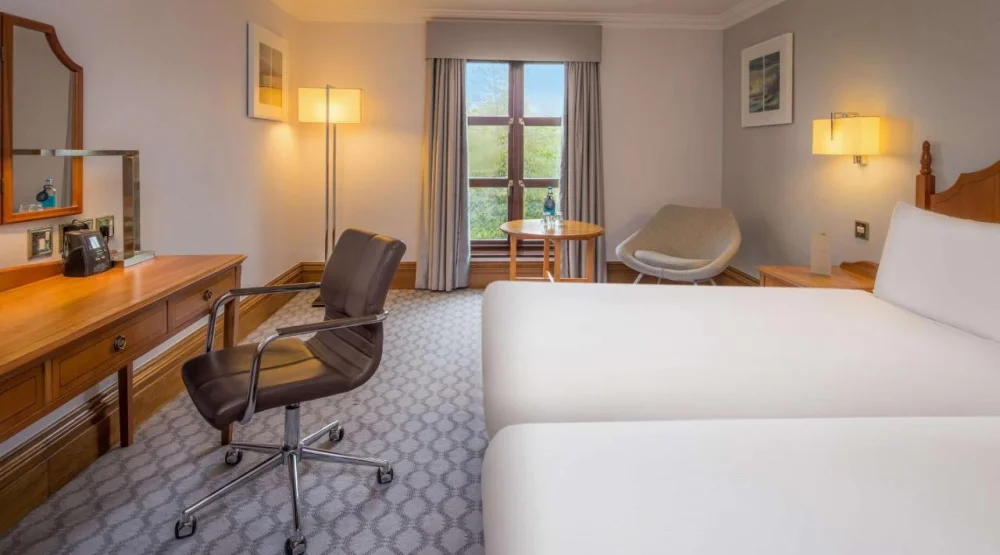Twin Room at Hilton Puckrup Hall Hotel & Golf Club