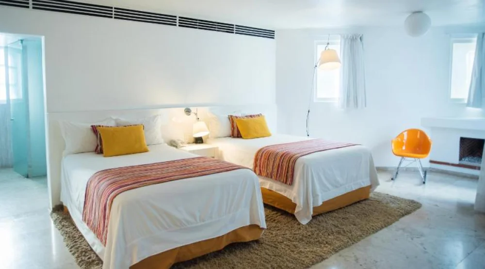 Deluxe Double Room with Two Double Beds at Anticavilla Hotel & Spa