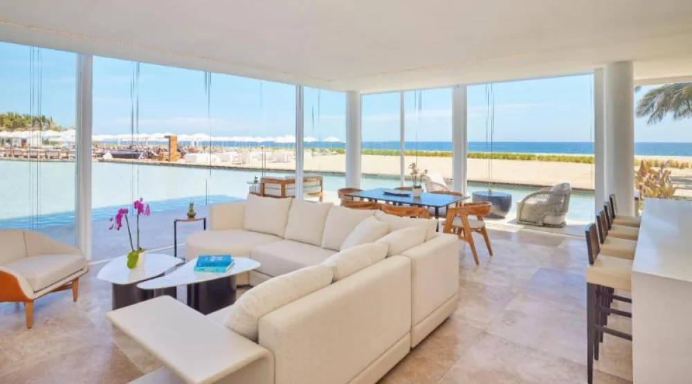 Two Bedroom Ocean Front Ground Level Suite, with Butler Service at Viceroy Los Cabos