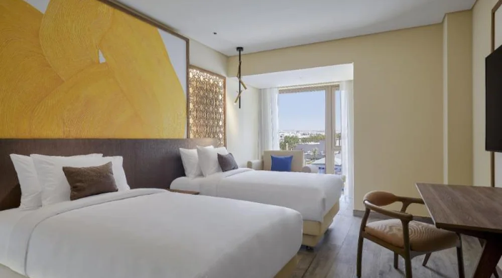 Two Twin Beds Pyramid View at Hyatt Regency Cairo West