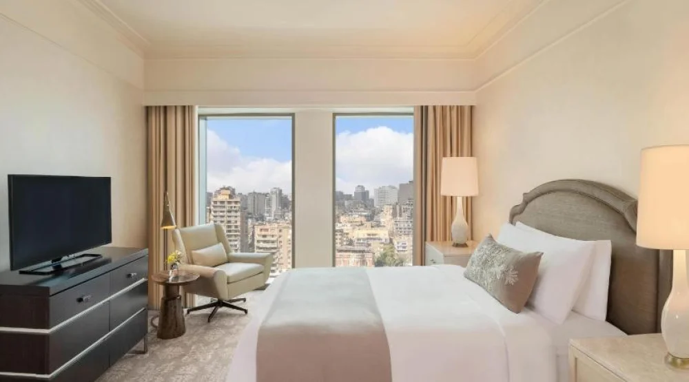 Sky Two - Apartment, Two Bedroom Apartment, Bedroom 1: One King, Bedroom 2: Two Double, Nile View at The St. Regis Cairo