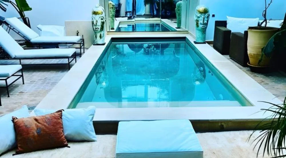 Pastels Double Room at Riad Rafaele & Spa