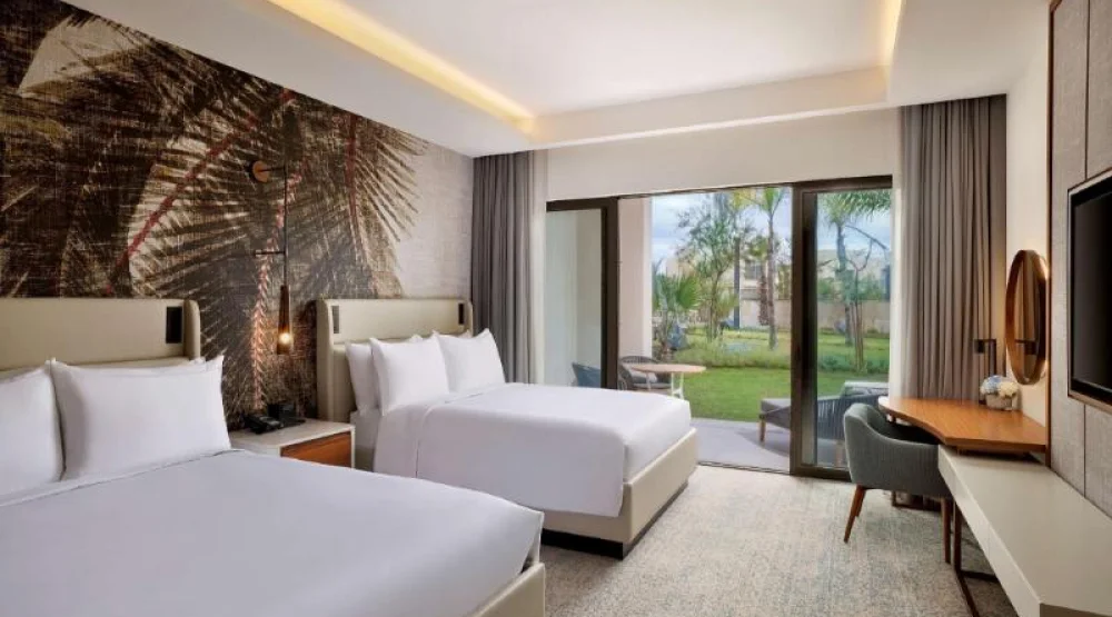 Two Queen Beds Deluxe Room with Garden View at Conrad Rabat Arzana