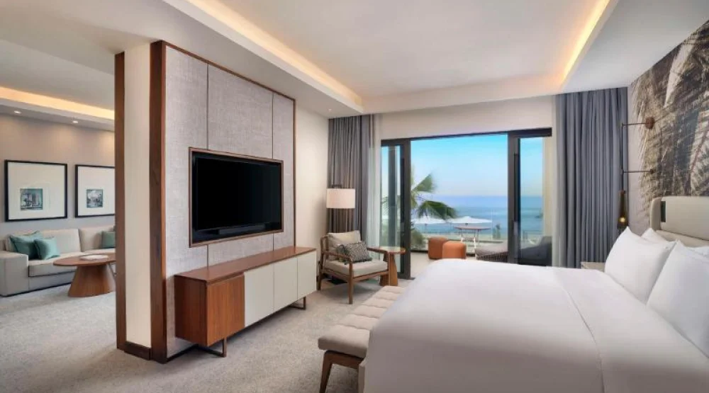 King Junior Suite with Ocean View at Conrad Rabat Arzana