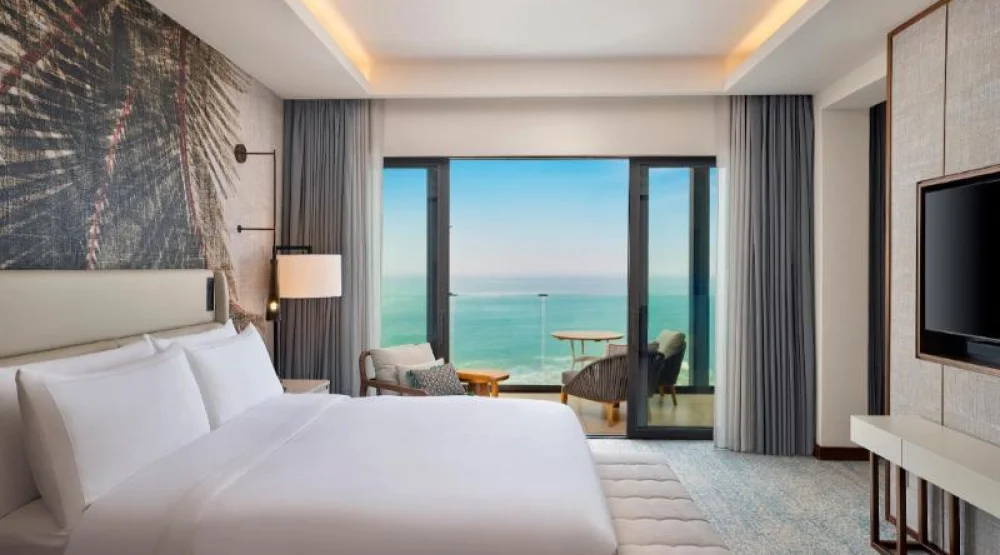 King One Bedroom Suite with Ocean View at Conrad Rabat Arzana
