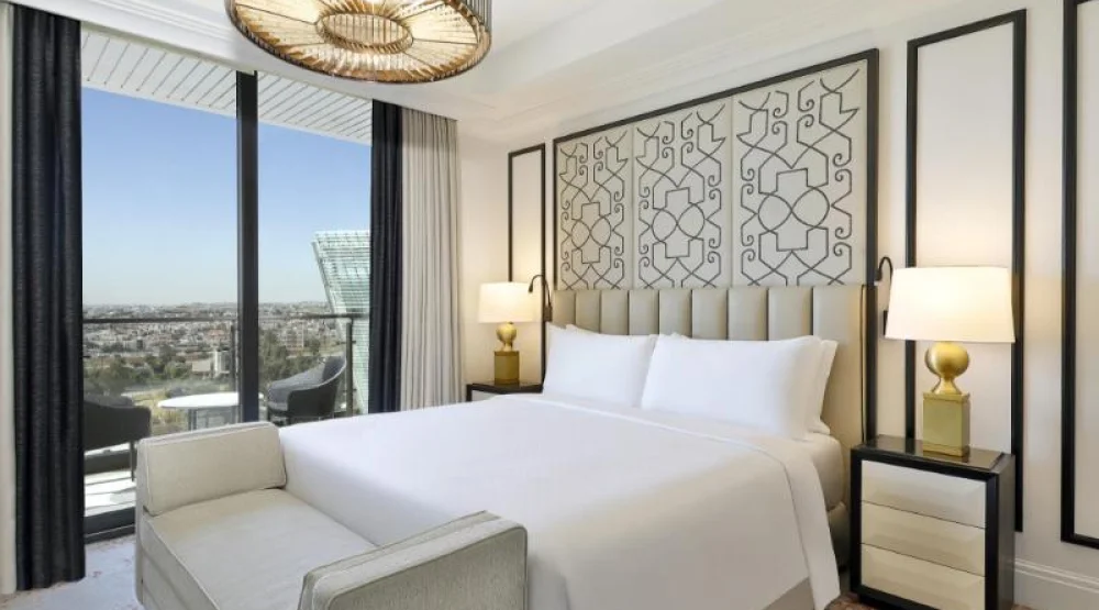 St. Regis Suite, One Bedroom Suite, One King, City View, Balcony at The St. Regis Amman