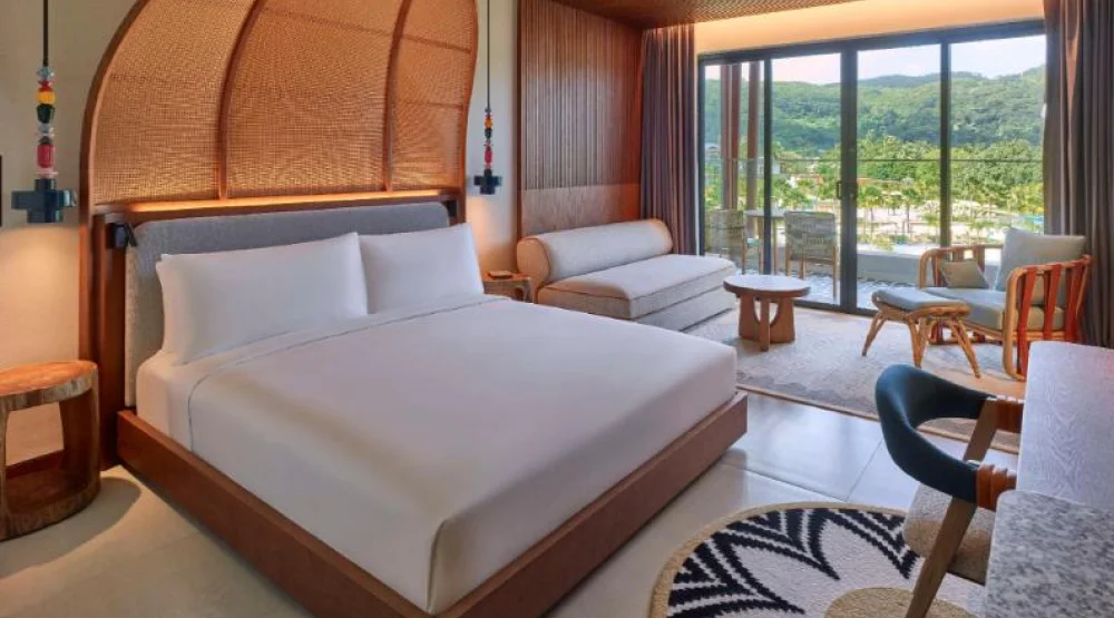 King Room with Garden View at Canopy By Hilton Seychelles
