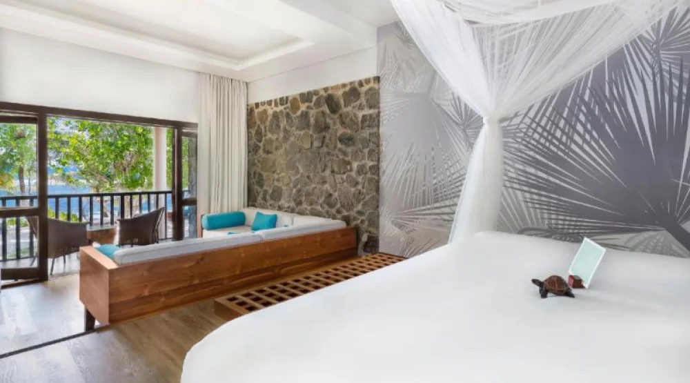 Deluxe Ocean View Room at Kempinski Seychelles Resort
