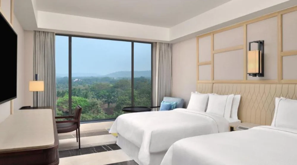 Guest Room, Two Queen, Courtyard View at The Westin Goa