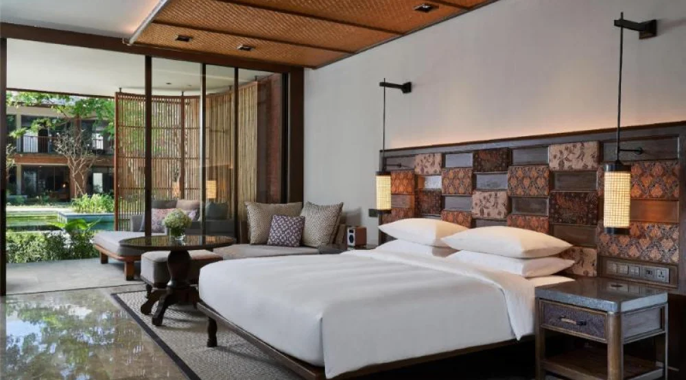 One King Bed Pool View at Andaz Bali