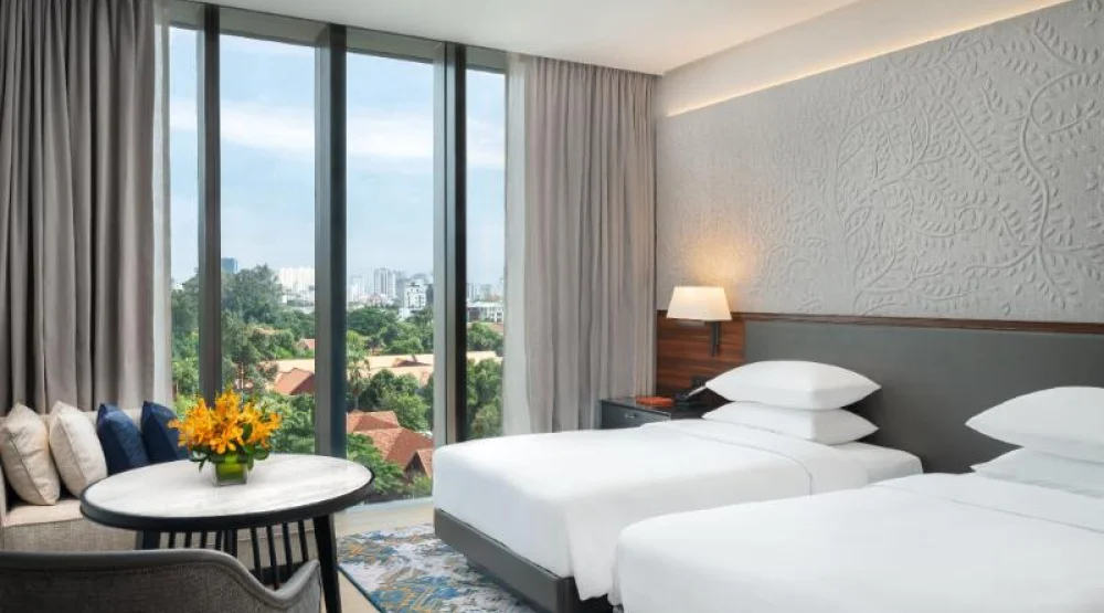 Two Twin Palace View at Hyatt Regency Phnom Penh