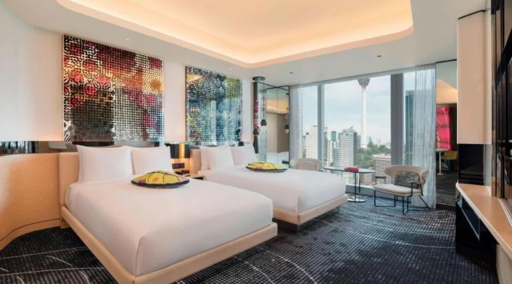 Wonderful, Guest Room, Two Queen at W Kuala Lumpur