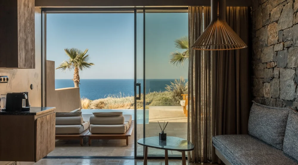 Wave Suite (sea View with Private Pool & Garden) at Acro Suites