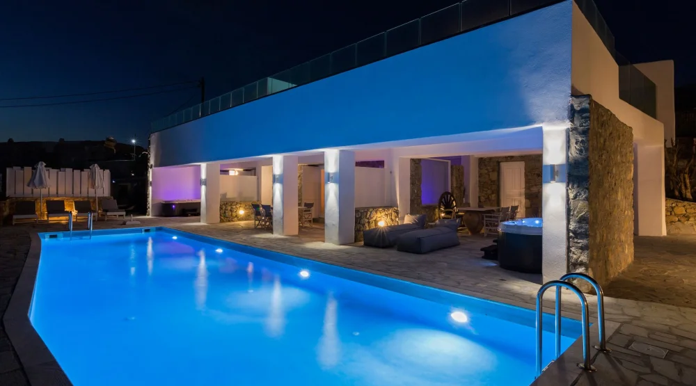 Superior Suite with Jacuzzi & Sea View at Amperian Mykonos