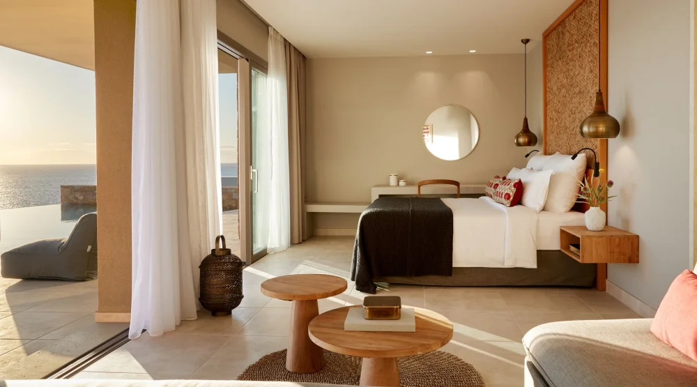 Junior Suite Panorama Sea View with Private Pool at Elix by Mar-Bella Collection