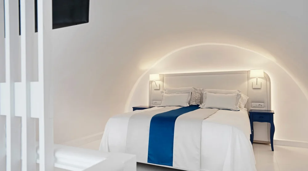 Katikies Suite with Open Air Jetted Tub at Katikies Santorini