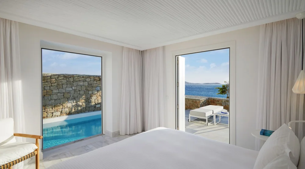 Anchor One Bedroom Pool Suite at Mykonos Riviera Hotel & Spa