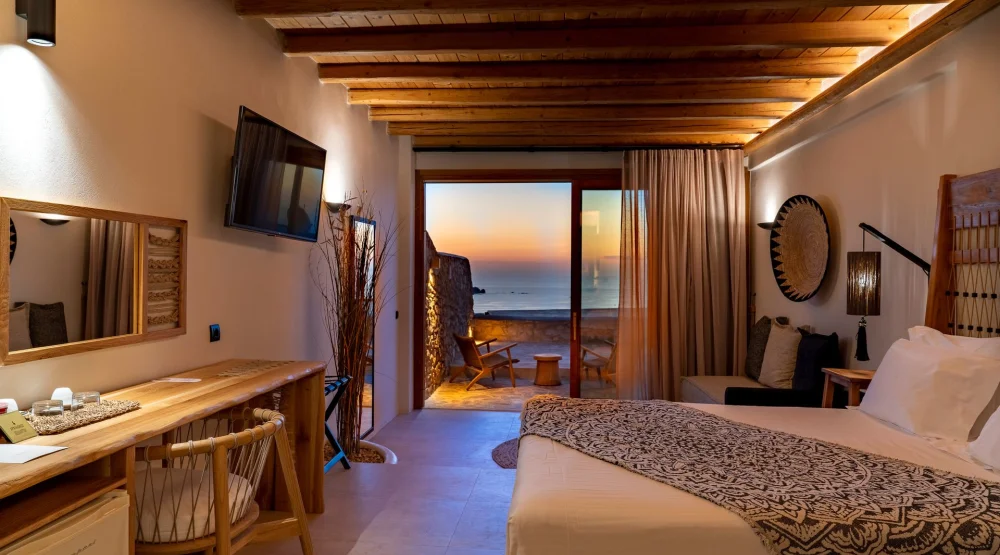 Cave Suite Private Pool at Mythic Paros