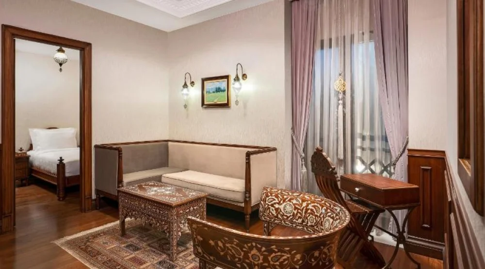 Family Suite with Vertical Greenery View at AJWA Sultanahmet