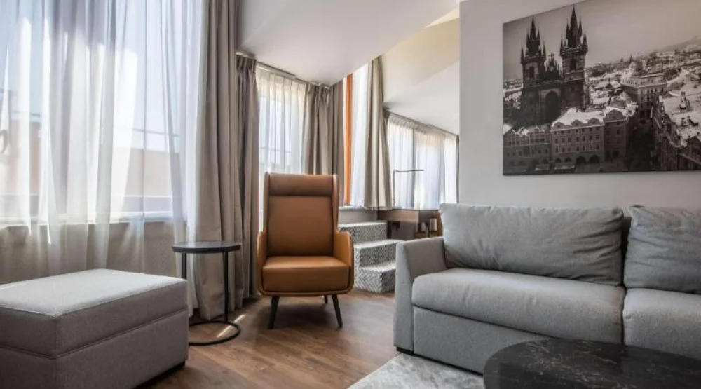 Suite-terrace at Radisson Blu Hotel Prague