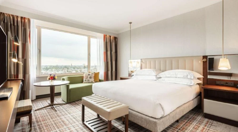 King Executive Room with Canal View at Hilton Amsterdam