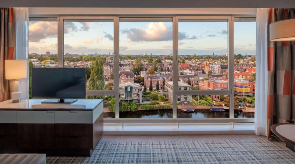 King Junior Suite Canal View High Floors at Hilton Amsterdam