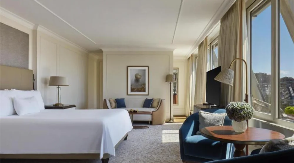 Junior Suite with Balcony- City Garden Views at Waldorf Astoria Amsterdam