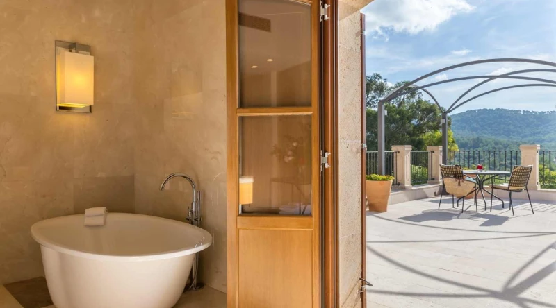 Terrace Demi Suite at Castell Son Claret