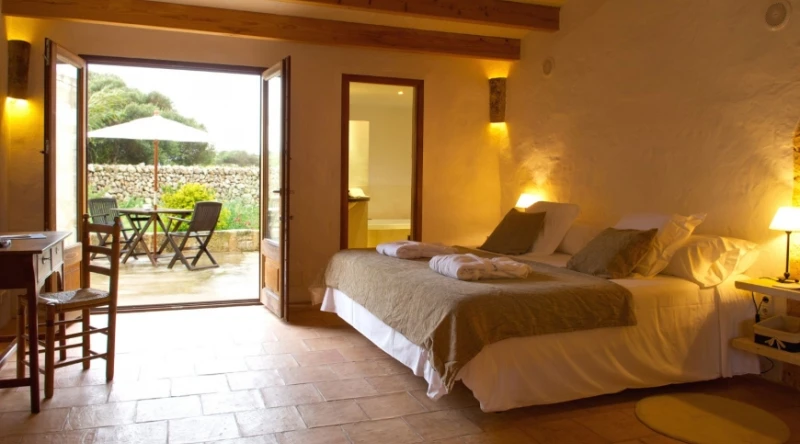 Double Room with Garden at Alcaufar Vell